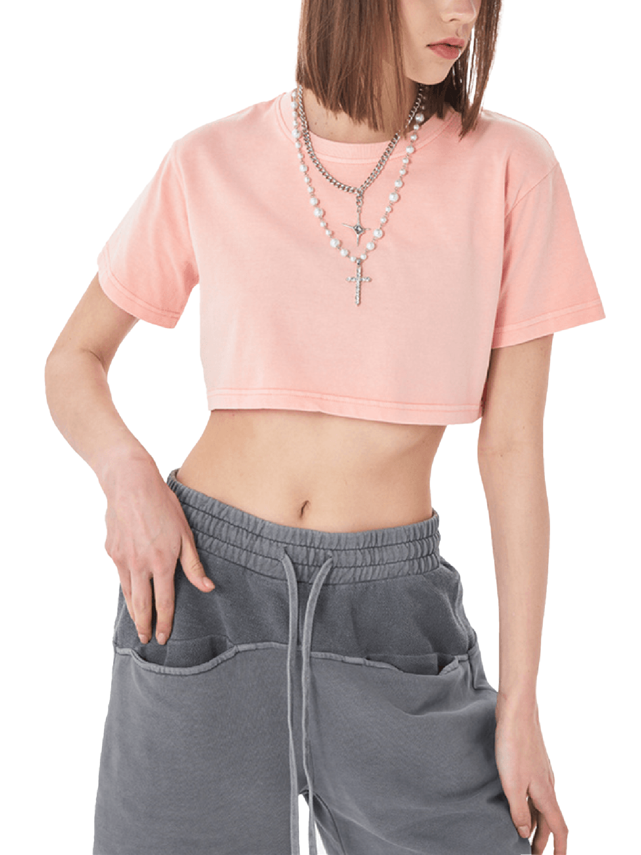 Crop Top  Aujourd'hui je me sens pastel
